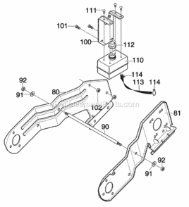 Part Location Diagram of 055381 Murray DISCONTINUED