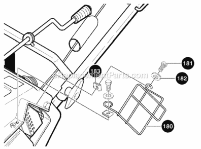 Part Location Diagram of EXPT57139 Murray Guard, Muffler