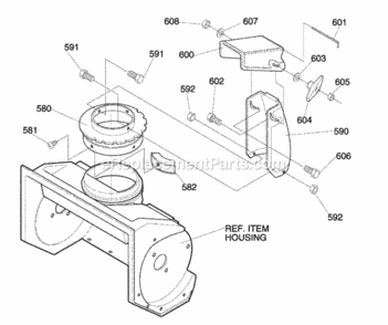 Part Location Diagram of 337237 Murray Chute, Lower