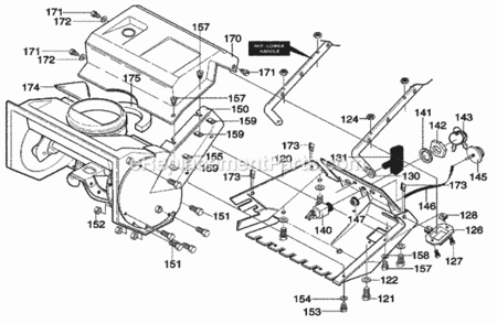 Part Location Diagram of 337103 Murray Cover, Top
