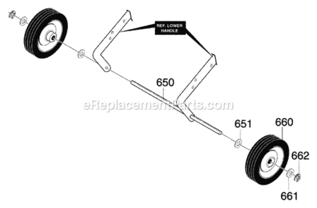 Part Location Diagram of 1501923MA Murray Shaft Axle