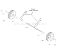 Page H Diagram and Parts List for 6210540X37NA 5021E - 2007 Murray Snow Blower