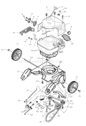 Page D Diagram and Parts List for 6210700X116NA PM40 - 2007 Murray Snow Blower