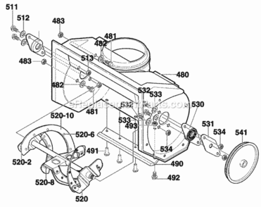 Part Location Diagram of 333858 Murray DISCONTINUED