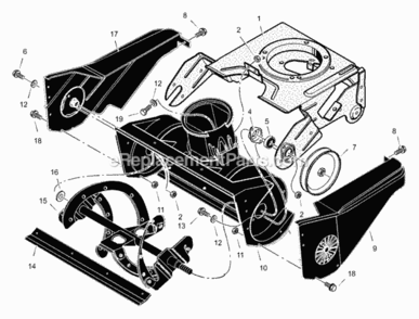 Part Location Diagram of 762245E245 Murray DISCONTINUED