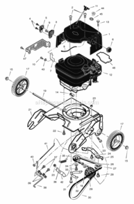 Part Location Diagram of F-051016C Murray Book, Instruction