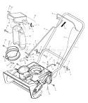 Page E Diagram and Parts List for 6210700X85N 18-2818-28 - 2007 Murray Snow Blower