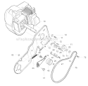 Engine_Assembly Diagram and Parts List for 621450X4E  Murray Snow Blower