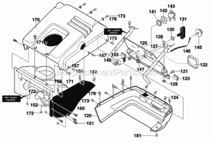 Part Location Diagram of 336901 Murray COVER, BOTTOM