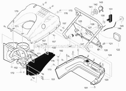 Part Location Diagram of 762345 Murray Cover, Top