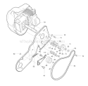 Part Location Diagram of 37X132MA Murray Belt V 3L 34.8"