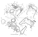 Part Location Diagram of 1741271MA Murray Cover-Top Assembly - Red