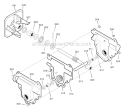 Gear_Case Diagram and Parts List for 622505X0B  Murray Snow Blower