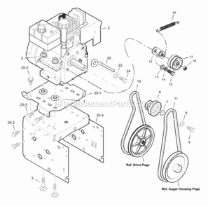 Part Location Diagram of F-031080L Murray OWNER'S MANUAL