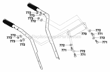 Part Location Diagram of 711632 Murray NUT, 1/4-20 HEXNYL 15X116