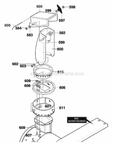 Part Location Diagram of 780029 Murray Nut, 1/4-20 Hex Nylock