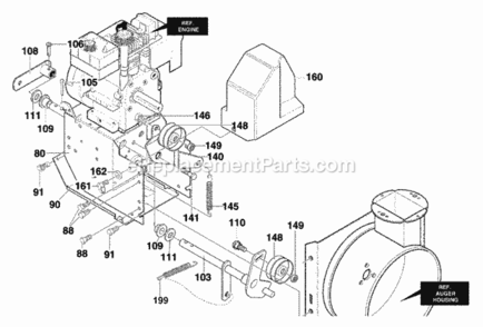 Part Location Diagram of 583031-821 Murray DISCONTINUED