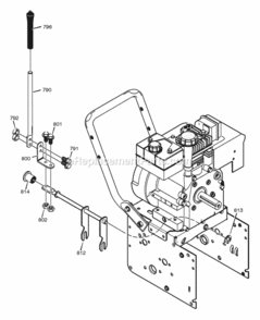 Part Location Diagram of 772299E717 Murray ROD, SHIFT