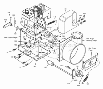 Part Location Diagram of 1501055E700 Murray DISCONTINUED