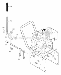 Part Location Diagram of 762299E717 Murray DISCONTINUED