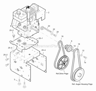 Part Location Diagram of F-031003L Murray OWNER'S MANUAL