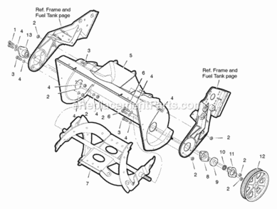 Part Location Diagram of 1501852 Murray DISCONTINUED