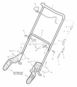 Part Location Diagram of 1502001 Murray DISCONTINUED