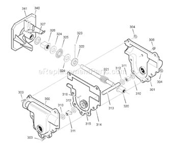 Page D Diagram and Parts List for 6240810X110 18-2827-882007 Murray Snow Blower