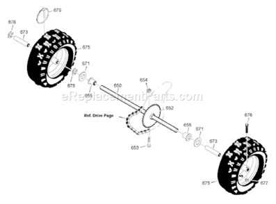 Page G Diagram and Parts List for 6240810X110 18-2827-882007 Murray Snow Blower