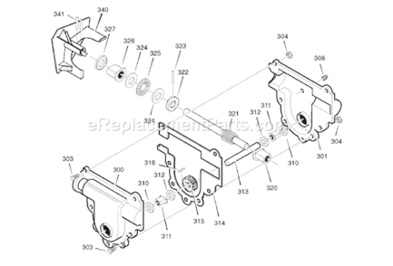 Page D Diagram and Parts List for 6240810X85 18-2857-282007 Murray Snow Blower