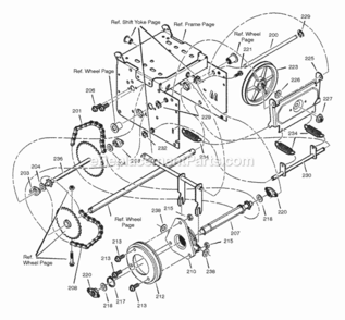Part Location Diagram of 1501242MA Briggs and Stratton FRICTION PULLEY&PLATE