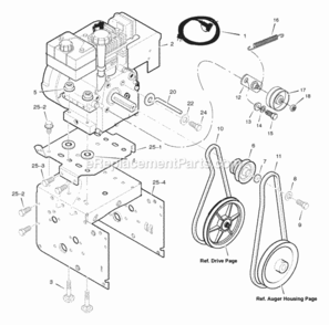 Part Location Diagram of F-041005L Murray Owner`S Manual