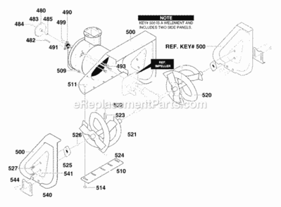 Part Location Diagram of 762377-853 Murray Skid, Height Adjust