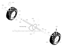 Part Location Diagram of 1501283 Murray Shaft, Axle