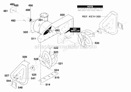 Part Location Diagram of 340523-853 Murray DISCONTINUED