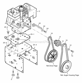 Part Location Diagram of F-011056L Murray Owners Manual
