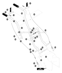 Part Location Diagram of 337057-853 Murray Handle, Upper Right Hand