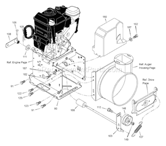 Part Location Diagram of 1501111 Murray Pulley-Idler