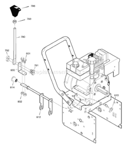 Part Location Diagram of 581631E717 Murray Rod-Shift