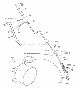 Part Location Diagram of 1501116YZ Murray DISCONTINUED