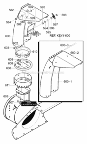 Part Location Diagram of 761328-853 Murray Chute, Assembly With Guard