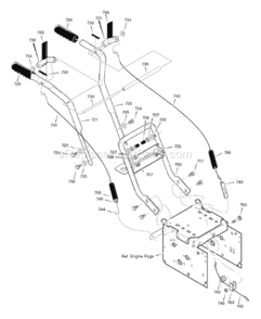 Page I Diagram and Parts List for 624650X16B ST65242007 Murray Snow Blower