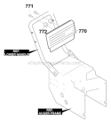 Control_Panel_Assembly Diagram and Parts List for 624804X79B  Murray Snow Blower
