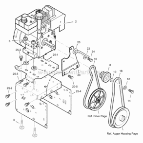 Part Location Diagram of F-031004L Murray Owner's MANUAL