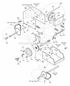 Part Location Diagram of 1501233 Murray Chain, Roller