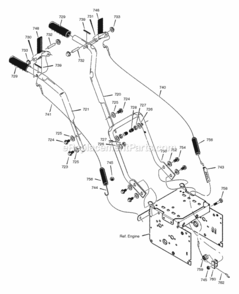 Part Location Diagram of 5113E700 Murray DISCONTINUED