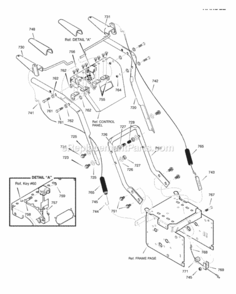 Part Location Diagram of 1501507E717 Murray HANDLE, UPPER Left Hand