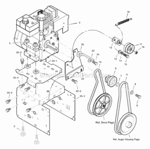 Part Location Diagram of 1501666E201 Murray DISCONTINUED