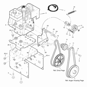 Part Location Diagram of F-041091L Murray Owner's Manual