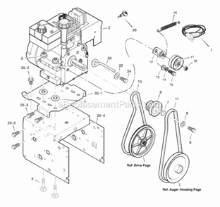 Part Location Diagram of 1501050E012 Murray Frame, Motor Box